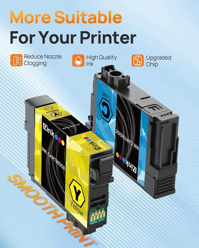 Alt view image 4 of 7 - E-Z Ink Remanufactured Replacement for 802XL Ink Cartridges, 5 Pack