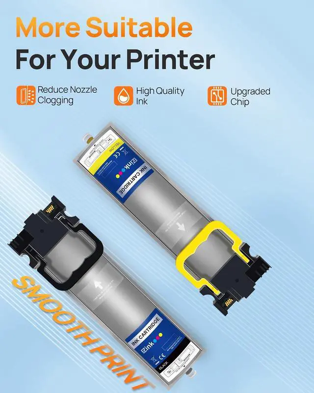 Alt view image 4 of 7 - E-Z Ink Remanufactured Replacement for 902XL Ink Cartridges for 902 T902XL