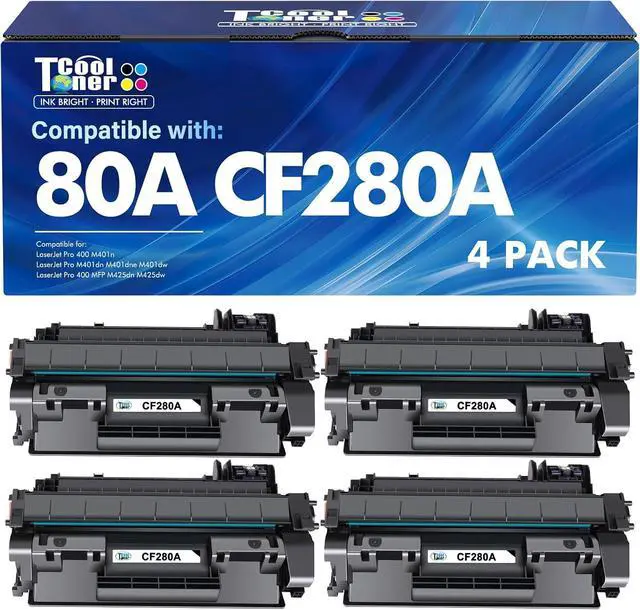 Main image of 80A CF280A Toner Cartridge Black M401n Compatible for HP 80X CF280A CF280X