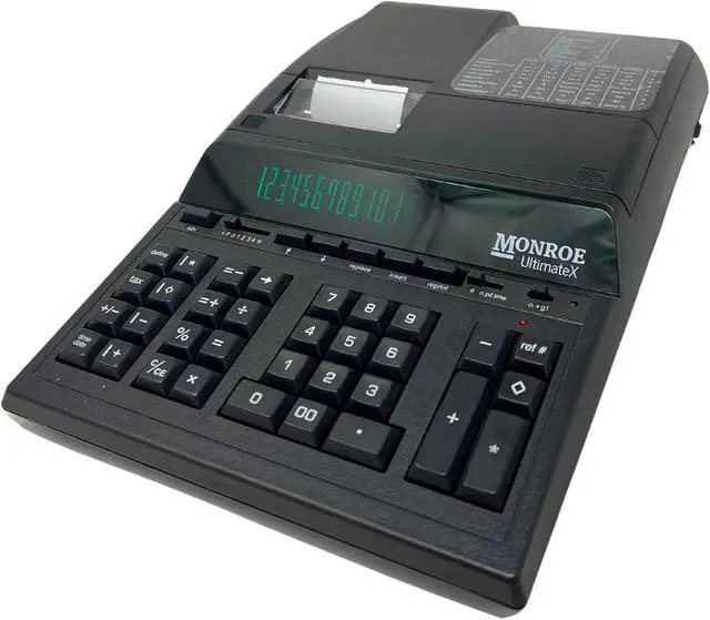 Alt view image 2 of 6 - Monroe UltimateX Executive Printing Calculator with Edit and Reprint Capabilities