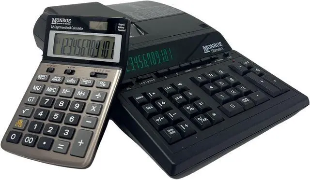 Alt view image 6 of 6 - Monroe UltimateX Executive Printing Calculator with Edit and Reprint Capabilities