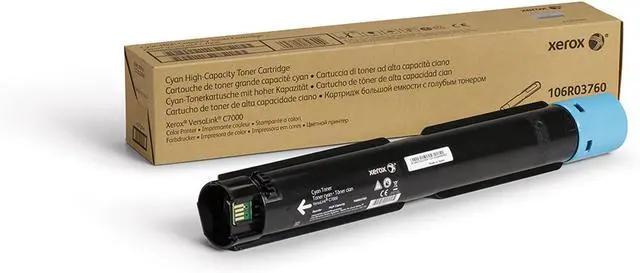 Main image of Xerox VersaLink C7000 Cyan High Capacity Toner Cartridge (10,100 Pages) - 106R03760