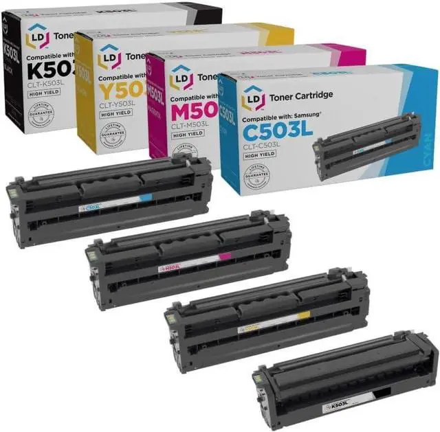 Main image of LD Products Compatible Toner Replacement for Samsung CLT-503L (Multi, 4-Pk)