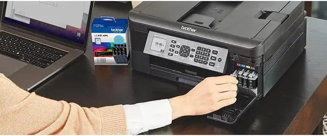 Alt view image 5 of 7 - Brother Genuine LC401 4-Pack Color Standard Yield Ink Cartridge (Black, Cyan, Magenta, Yellow) Bundle with Deco Essentials Printer eBook for MFC-J1010DW, MFC-J1170DW