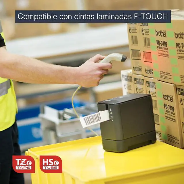 Alt view image 5 of 7 - Brother Mobile PTP950NW PT-P950NW Powered Wireless Network Laminated Label Printer