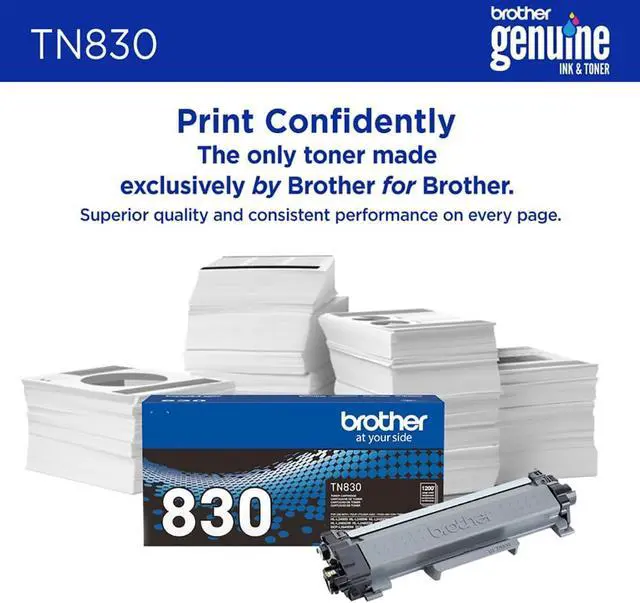 Alt view image 6 of 7 - Brother Genuine TN830 Black Standard Yield Toner Cartridge, Up to 1,200 Page, Bundle with Deco Essentials Printer eBook for MFC-L2820DW, HL-L2460DW, MFC-L2900DW, HL-L2420DW, HL-L2405W