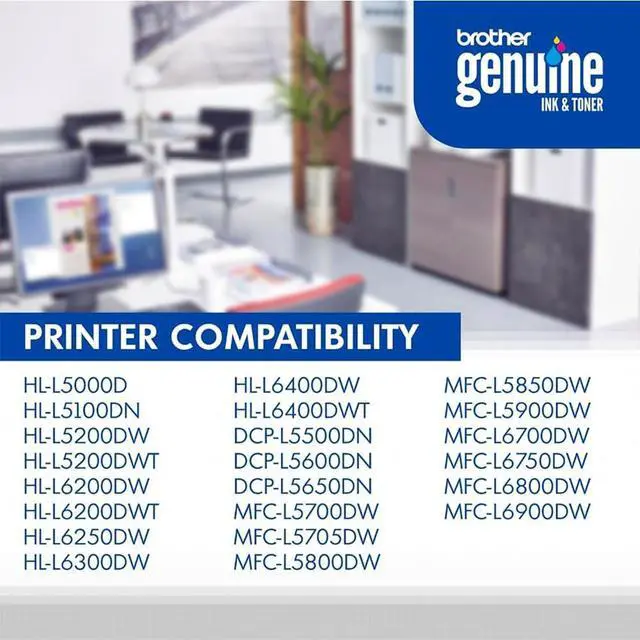 Alt view image 5 of 7 - Brother Genuine TN850 Black High Yield Toner Cartridge, Up to 8,000 Pages, Bundle with Deco Essentials Printer eBook for HL-L6200DW, MFC-L5800DW, MFC-L5700DW, HL-L5200DW, HL-L5100DN, HL-L6400DW