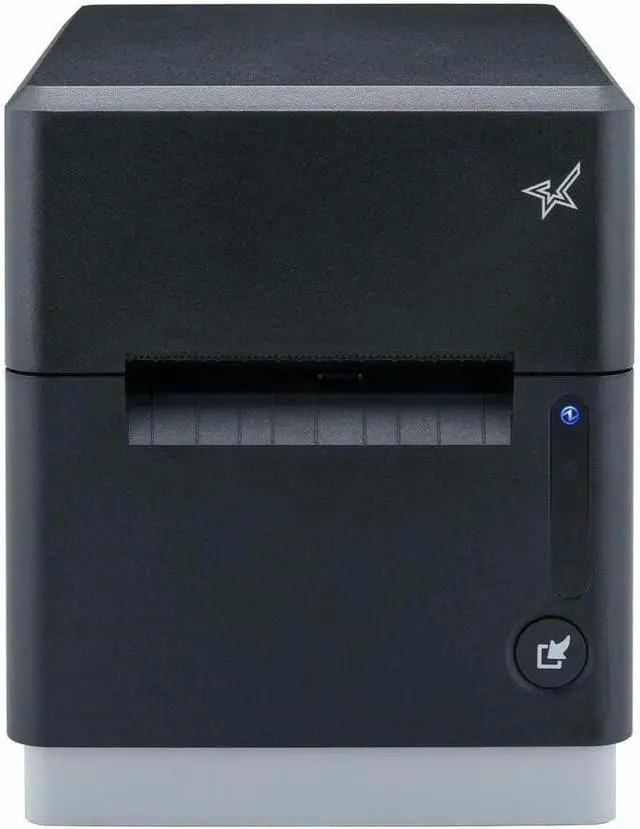 Alt view image 2 of 7 - Star Micronics mC-Label3 MCL32CBI Direct Thermal Printer - Monochrome - Desktop - Label Print - Ethernet - USB - Bluetooth - Black - 3.15" Print Width - 203 dpi - for PC, Android, iOS