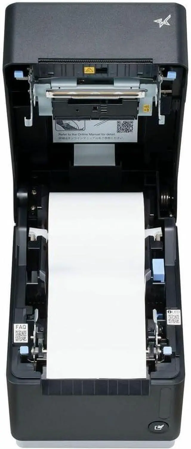 Alt view image 6 of 7 - Star Micronics mC-Label3 MCL32CBI Direct Thermal Printer - Monochrome - Desktop - Label Print - Ethernet - USB - Bluetooth - Black - 3.15" Print Width - 203 dpi - for PC, Android, iOS