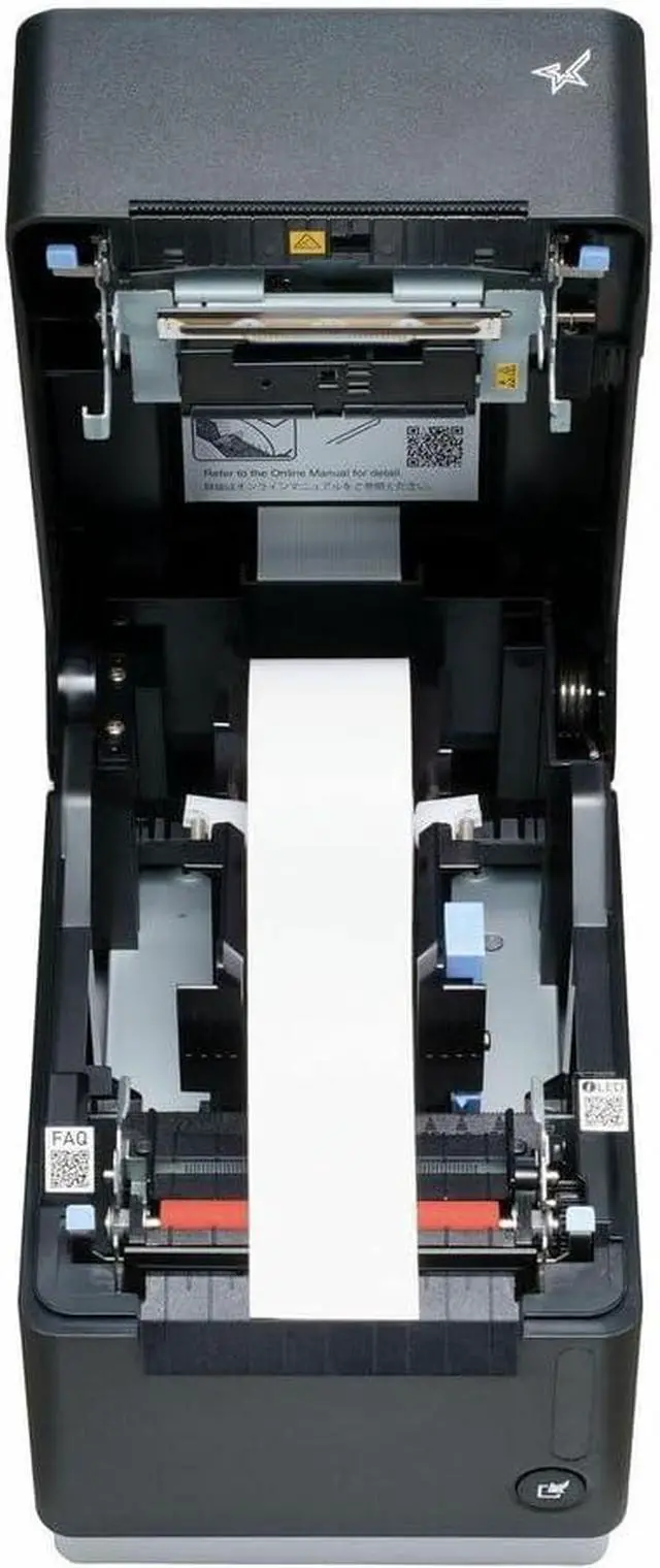 Alt view image 5 of 7 - Star Micronics mC-Label3 MCL32CBI Direct Thermal Printer - Monochrome - Desktop - Label Print - Ethernet - USB - Bluetooth - Black - 3.15" Print Width - 203 dpi - for PC, Android, iOS