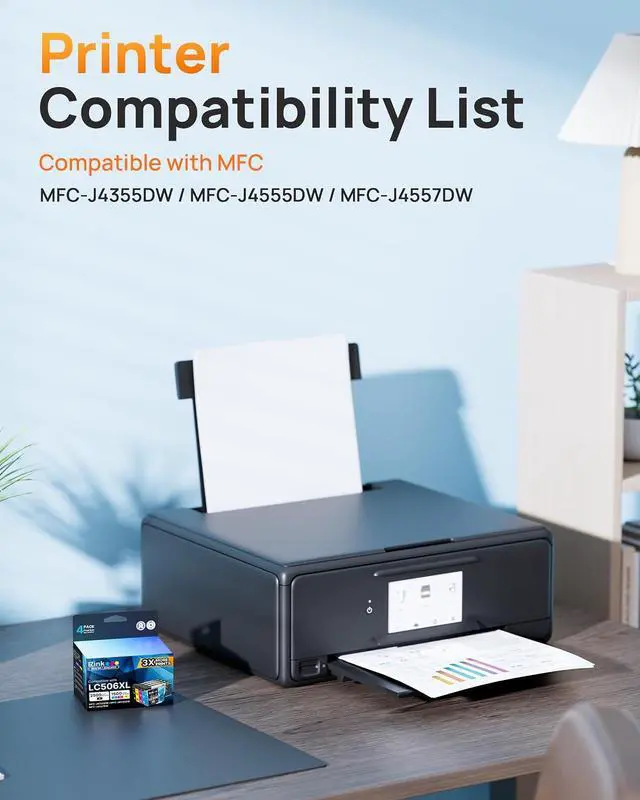 Alt view image 4 of 6 - E-Z Ink LC506XL Compatible for Brother LC506 LC506XL LC506XXL Ink Cartridge