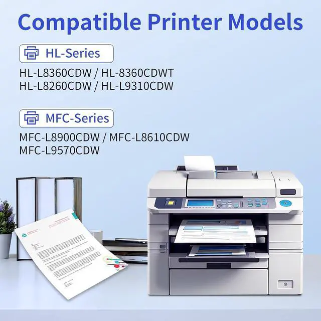 Alt view image 2 of 7 - TN436BK TN436 Black Toner for Compatible Brother HL-L8260CDW HL-L8360CDW