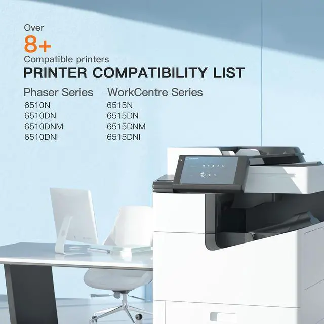 Alt view image 3 of 6 - E-Z Ink Phaser 6510 Toner Cartridge 106r03474 106r03477 106r03478 106r03480