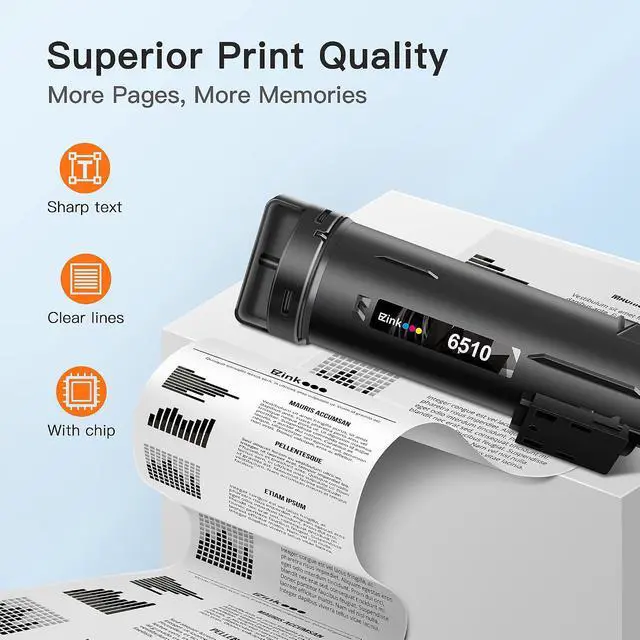 Alt view image 2 of 6 - E-Z Ink Phaser 6510 Toner Cartridge 106r03474 106r03477 106r03478 106r03480