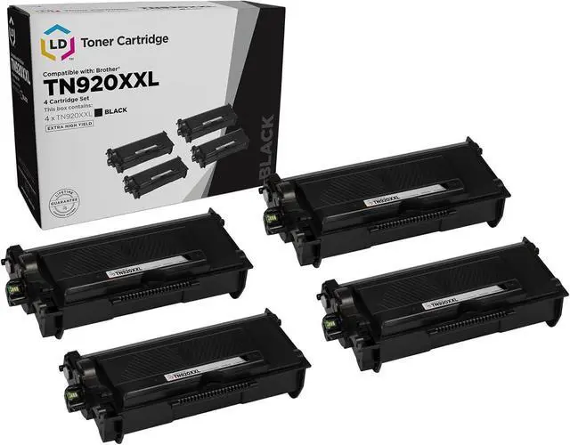 Main image of LD Products Compatible Toner for Brother TN920XXL Black, 4-Pack