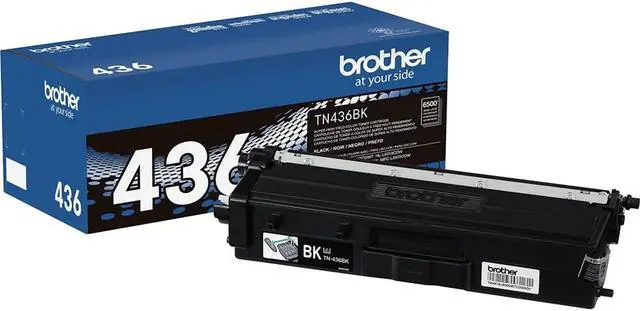 Alt view image 2 of 7 - Brother Genuine TN436BK High Yield Black Laser Toner Cartridge, Up to 6,500 Pages, with Printer Essentials Digital Download Card, for HL-L8360CDW, HL-L8360CDWT, HL-L9310CDW, MFC-L8895CDW
