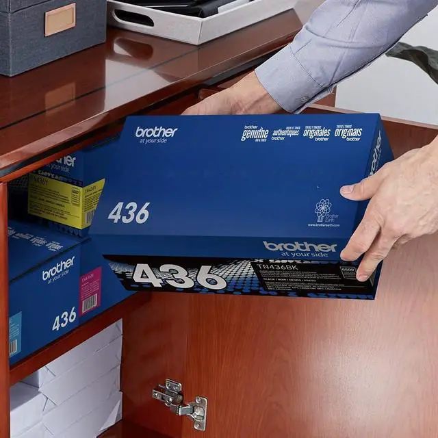 Alt view image 7 of 7 - Brother Genuine TN436BK High Yield Black Laser Toner Cartridge, Up to 6,500 Pages, with Printer Essentials Digital Download Card, for HL-L8360CDW, HL-L8360CDWT, HL-L9310CDW, MFC-L8895CDW