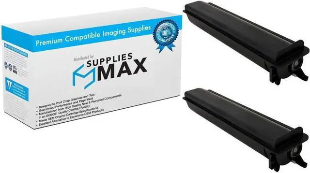 Main image of Compatible Replacement for Toshiba e-Studio 2018A/2518A/3018A/3018AG/3518A/4518A/5018A/5018AG Black Toner Cartridge (2/PK-43900 Page Yield) (6AK00000408_2PK)