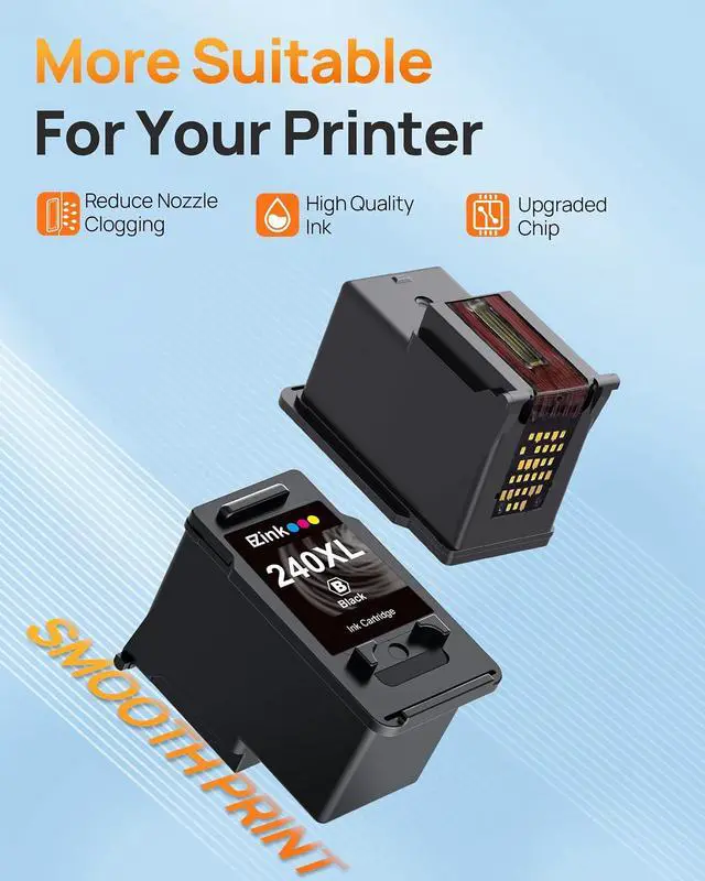 Alt view image 5 of 7 - 240XL Ink Cartridge Replacement for Canon 240XL PG-240XL PG240, 2 Black