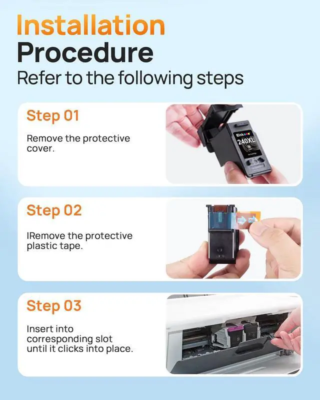 Alt view image 7 of 7 - 240XL Ink Cartridge Replacement for Canon 240XL PG-240XL PG240, 2 Black