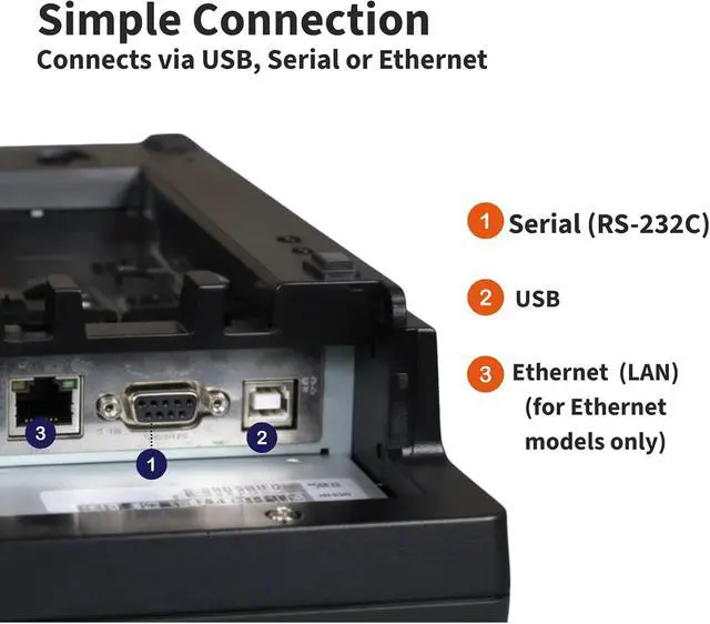 Alt view image 5 of 7 - SNBC BTP-M300A Receipt Printer, Kitchen Printer with Auto Cutter and Internal Power Supply