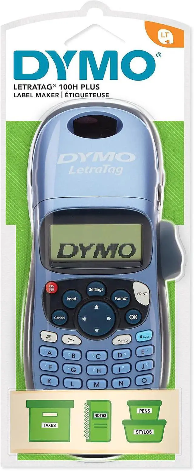 Alt view image 3 of 4 - Dymo LetraTag LT-100H Plus Label Maker ABC Keyboard, Blue