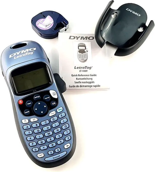 Alt view image 2 of 4 - Dymo LetraTag LT-100H Plus Label Maker ABC Keyboard, Blue