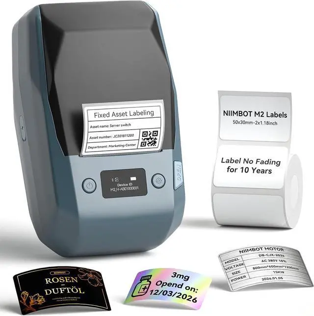 Main image of NIIMBOT M2 Thermal Transfer Label Maker, Label No Fading for Office Lab Use