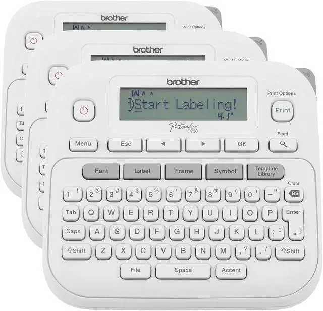 Alt view image 7 of 7 - Brother P-Touch PTD220 Home/Office Everyday Label Maker