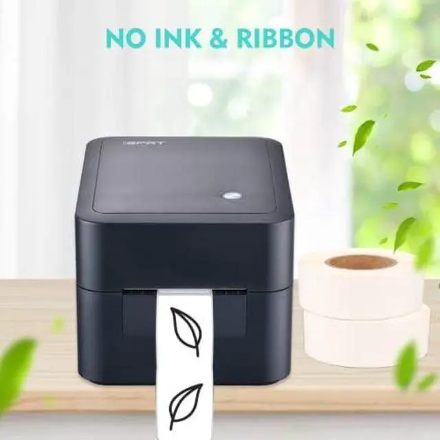 Alt view image 6 of 6 - iDPRT SP320 Desktop Label Maker with 2 Roll of 300 pcs Thermal Label (1.18×3.54), Bluetooth Thermal Shipping Label Printer for Parcel Shipping, Small Businesses, Offices, and Home, Sticker Printer