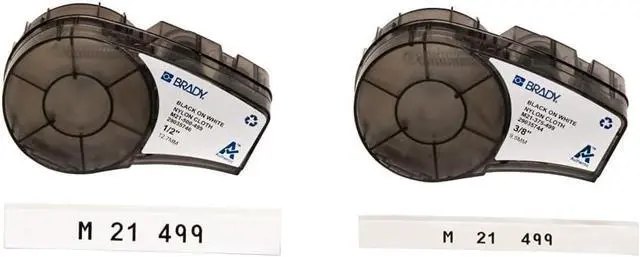 Main image of Brady Authentic Multi-Purpose Nylon Label Bundle for Wire Marking and Lab Labeling (0.5" and 0.375" Widths)