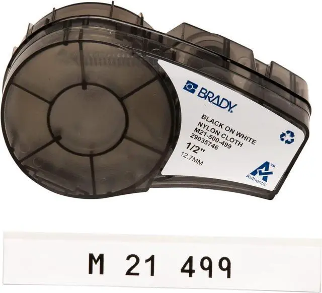 Alt view image 2 of 6 - Brady Authentic Multi-Purpose Nylon Label Bundle for Wire Marking and Lab Labeling (0.5" and 0.375" Widths)