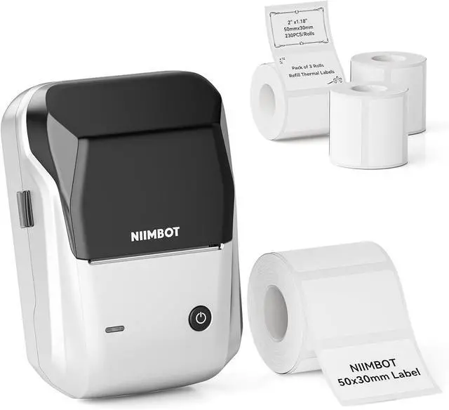 Main image of NIIMBOT B1 Label Maker with 4 Rolls 50x30mm Label for for Small Business,Office,Home,School