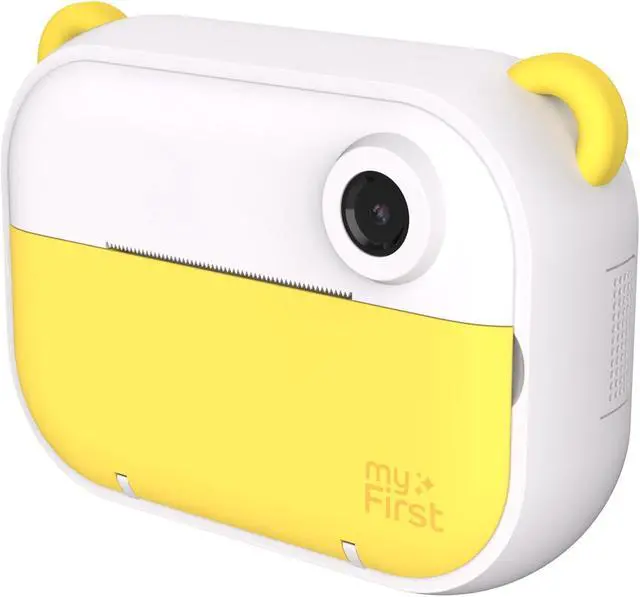 Alt view image 2 of 7 - myFirst Camera Insta Wi - Kids Digital Camera Instant Print, Label Maker, Unlimited Printing, 12MP Photos 1080P Video and Selfie Lens, Memory Card, Neck Lanyard, for Kids 3-12 (Yellow)