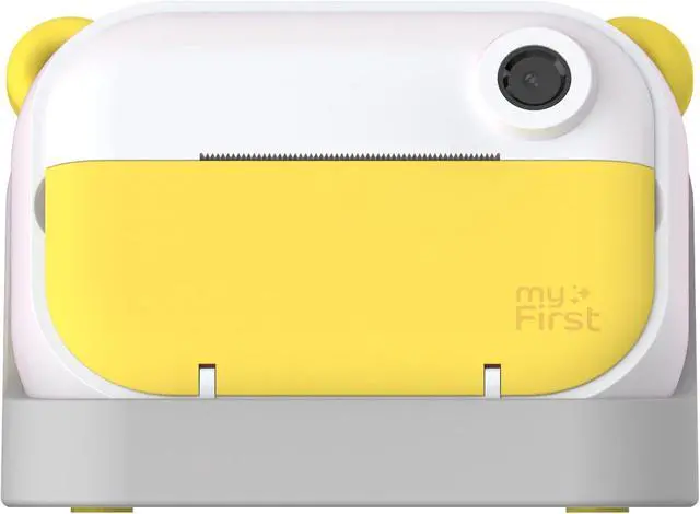 Alt view image 4 of 7 - myFirst Camera Insta Wi - Kids Digital Camera Instant Print, Label Maker, Unlimited Printing, 12MP Photos 1080P Video and Selfie Lens, Memory Card, Neck Lanyard, for Kids 3-12 (Yellow)