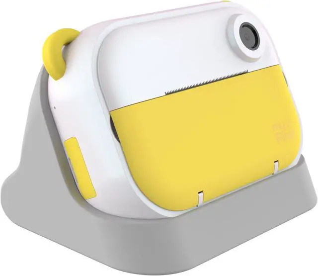 Alt view image 6 of 7 - myFirst Camera Insta Wi - Kids Digital Camera Instant Print, Label Maker, Unlimited Printing, 12MP Photos 1080P Video and Selfie Lens, Memory Card, Neck Lanyard, for Kids 3-12 (Yellow)