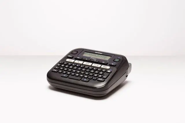 Alt view image 3 of 5 - Brother PT-D210VP Label Maker, P-Touch Label Printer, Desktop, QWERTY Keyboard, Up to 12mm Labels, Includes Carry Case/AC Adapter/12mm Black on White Tape Cassette, UK Plug