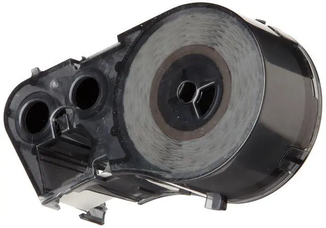 Alt view image 2 of 4 - Brady MC-750-595-GN-WT Vinyl B-595 White on Green Label Maker Cartridge, 25' Width x 3/4" Height, For BMP51/BMP53 Printers