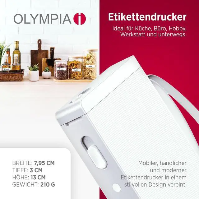Alt view image 2 of 7 - Olympia P22 Label Printer