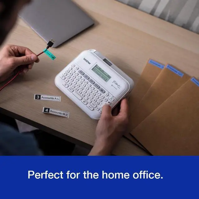 Alt view image 4 of 7 - Brother PT-D410 Versatile Desktop Label Printer