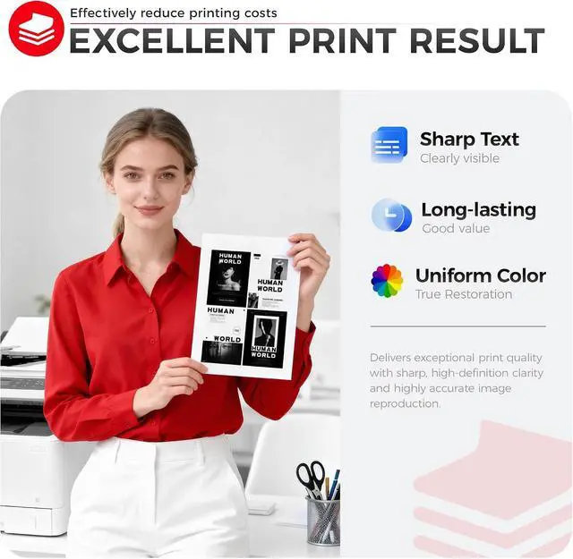 Alt view image 4 of 7 - TN830 TN830XL Toner 2 Pack Black High Yield Replacement for Brother TN-830 XL/V/R TN 830 XL TN-830XL Cartridge for Brother Printer DCP-L2640DW HL-L2460DW MFC-L2820DW HL-L2405W HL-L2400D Printer Ink