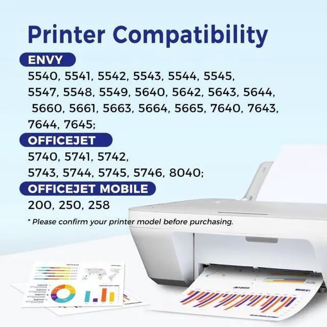 Alt view image 2 of 7 - TOKYOINK 62XL Ink Cartridge Combo Pack Compatible for HP Ink 62 for HP62XL