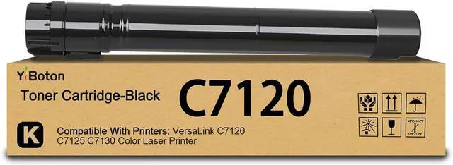 Main image of High Yield C7120 006R01824 Black Toner Cartridge Compatible for Xerox VersaLink C7120 C7125 C7130 Printer