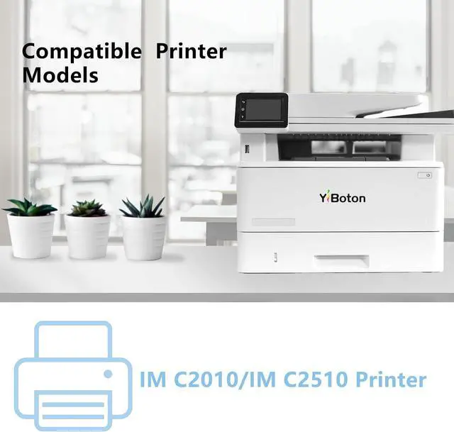 Alt view image 3 of 7 - IM C2510 IM C2010 Black Toner Cartridge High Yield Compatible with Ricoh IM C2510 IM C2010 IMC2510 IMC2010 Printer 842554