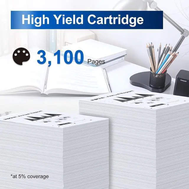 Alt view image 2 of 6 - InkNI Compatible 26A Toner Cartridge for HP 26A 26X CF226A CF226X, Black