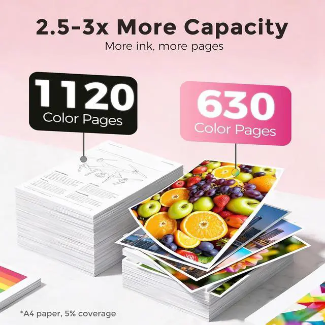 Alt view image 3 of 7 - 240XL 241XL Combo 3-Pack Ink Cartridges Replacement for Canon 240 241 PG-240 CL-241 PG240 CL241 XL to MG3620 MG3600 MG3520 TS5120 TS5100 MG2120 MG3220 MX472 MX452 MX512 MX532 Printer (2 Black,1 Color)