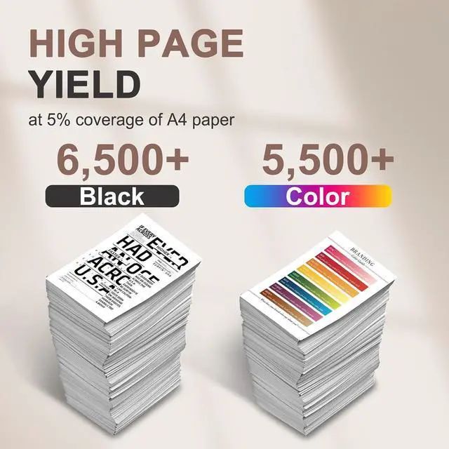 Alt view image 3 of 5 - Ultra High Yield LC3039 LC3039XXL Ink Cartridges LC3039BK LC3039C LC3039M LC3039Y Ink 4-Pack Replacement for Brother MFC-J5945DW MFC-J6945DW MFC-J5845DW MFC-J6545DW Printers