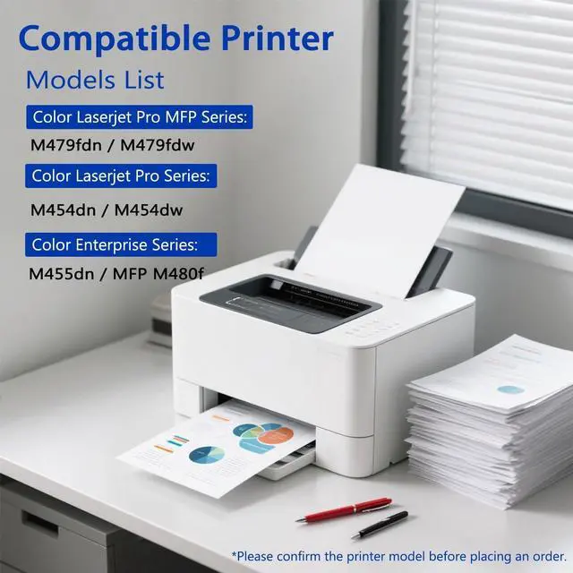 Alt view image 2 of 7 - 414A Toner Cartridges Replacement for HP414A toner cartridge (4PK C/M/Y/K)