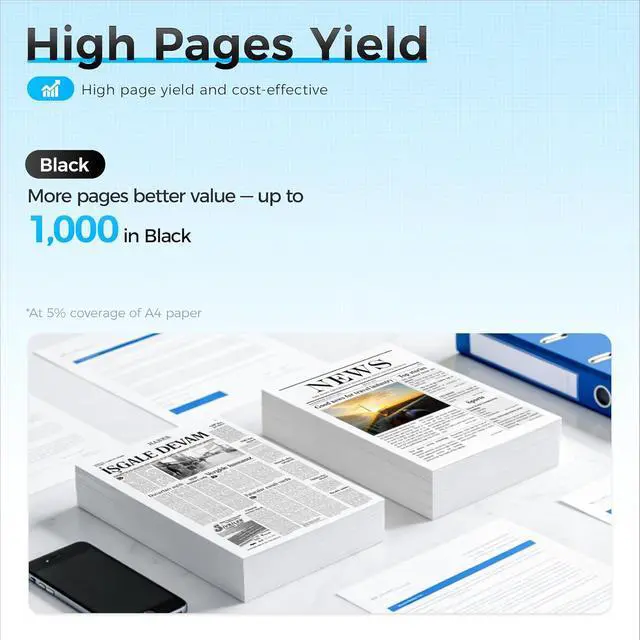 Alt view image 3 of 7 - 141A Toner Cartridge Black 2-Pack with Chip High Yield Compatible Replacement for HP 141A 141X W1410A W1410X Toner Work with LaserJet MFP M140w M110w M140 M110 Laser Printer M139 M139we M140we M110we