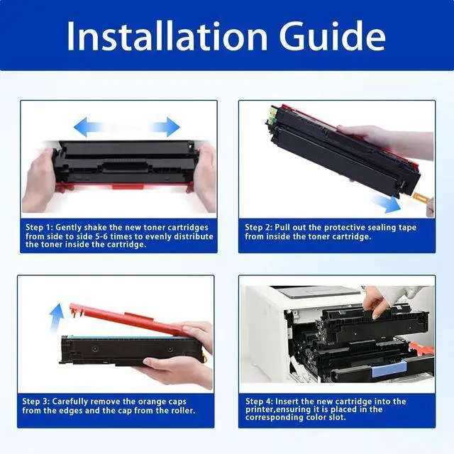 Alt view image 7 of 7 - 414A Toner Cartridges Replacement for HP414A toner cartridge (4PK C/M/Y/K)